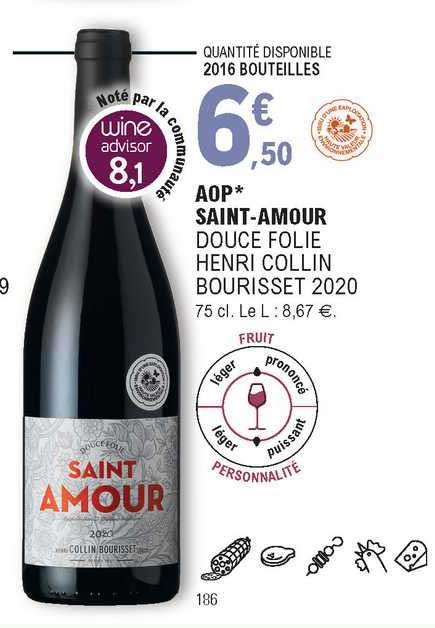oap saint-amour douce folie henri collin bourisset 2020