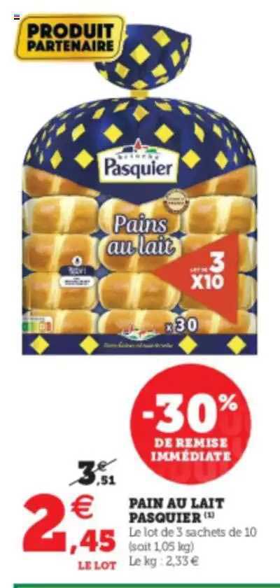 Pain Au Lait Pasquier