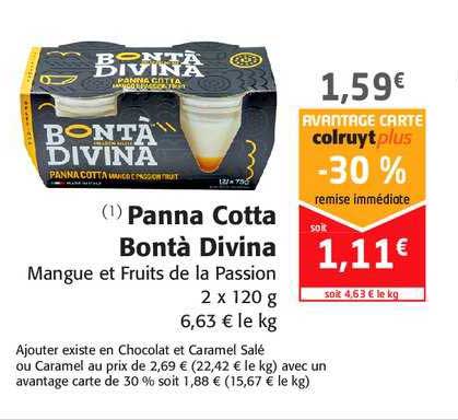 panna cotta bontà divina