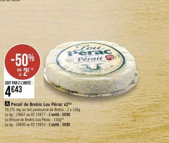 perail de brebis lou pérac x2