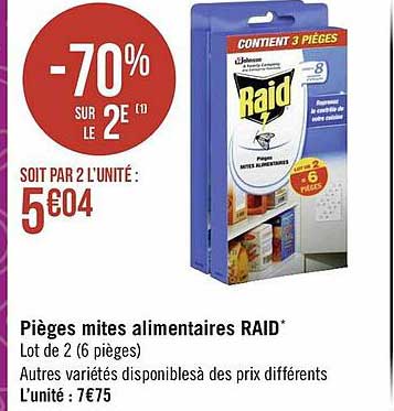 pièges mites alimentaires raid
