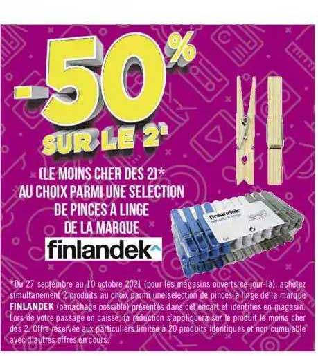 Pinces à Linge De La Marque Finlandek^
