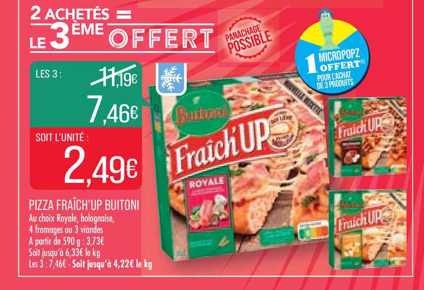 Pizza Fraîch'up Buitoni