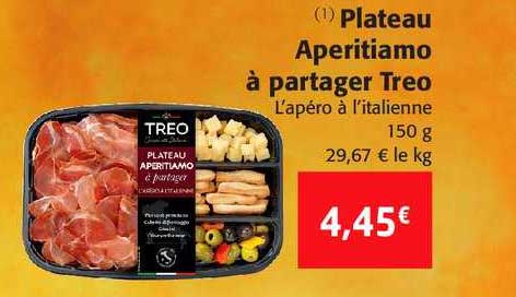 plateau aperitiamo à partager treo