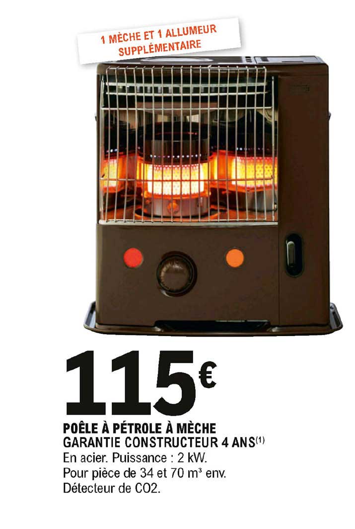 Poêle à Pétrole à Mèche