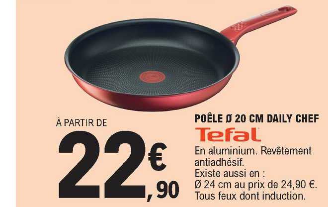 poêle ø20 cm daily chef tefal