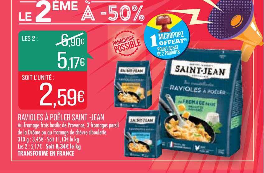 ravioles à poêler saint-jean