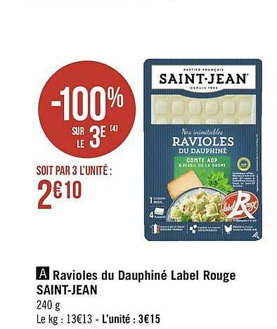 Ravioles Du Dauphiné Label Rouge