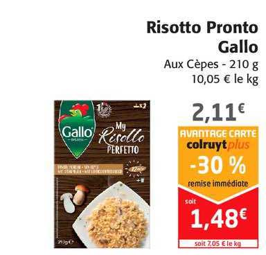 risotto pronto gallo