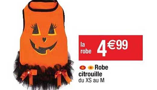 Robe Citrouille