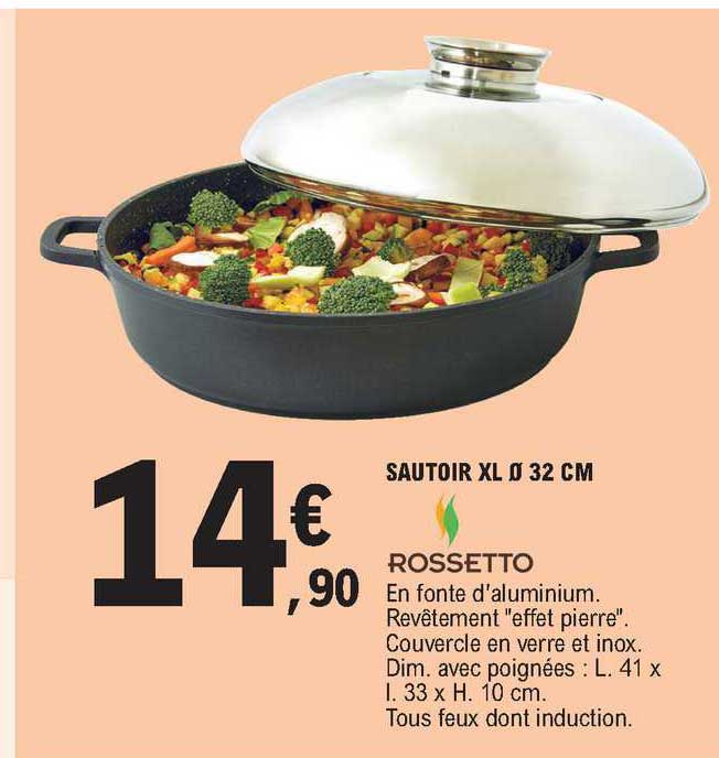 sautoir xl ø 32 cm rosetto