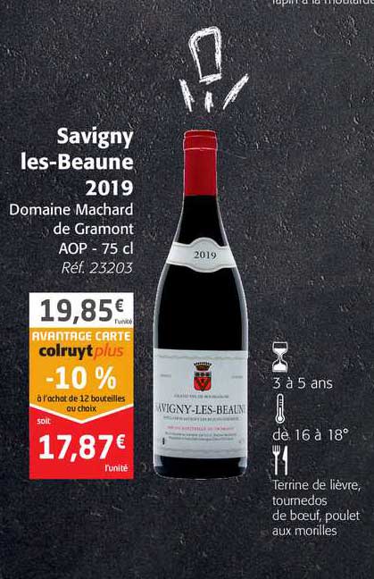 savigny les-beaune 2019 domaine machard de gramont aop