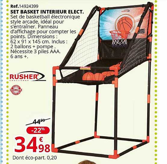 set basket intérieur elect rusher