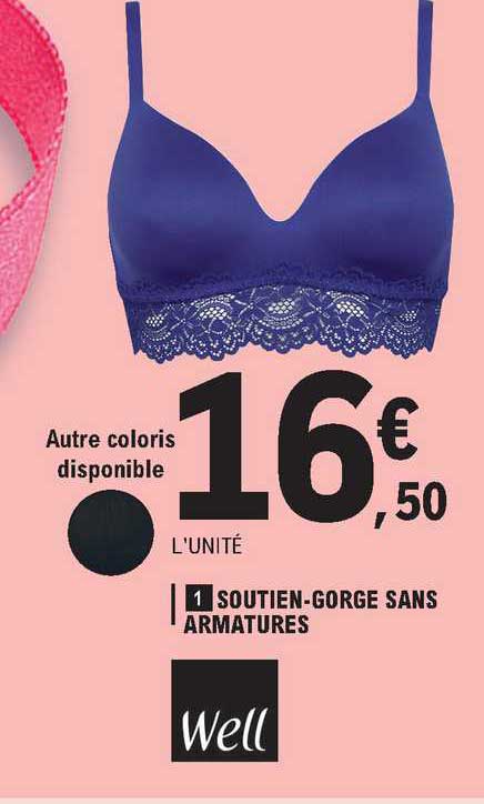 soutien-gorge sans armatures well