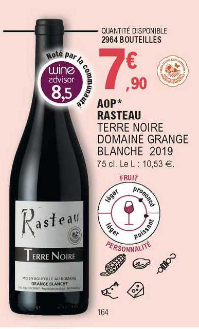 taop rasteau terre noire domaine noire dmaine grange blanche 2019