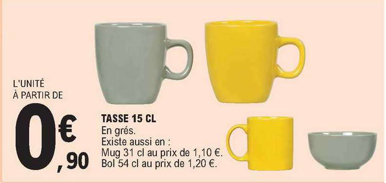 Tasse 15 Cl