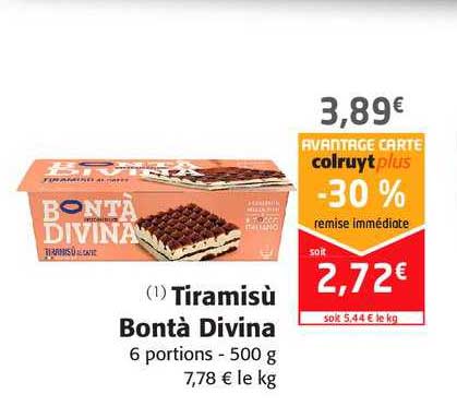 Tiramisù Bontà Divina