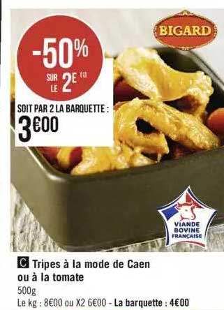 Tripes à La Mode De Caen Ou à La Tomate