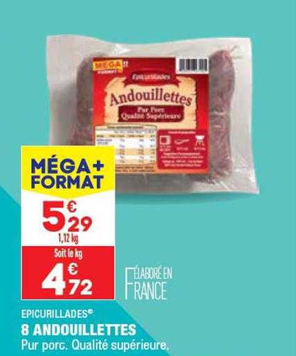 8 Andouillettes épicurillades