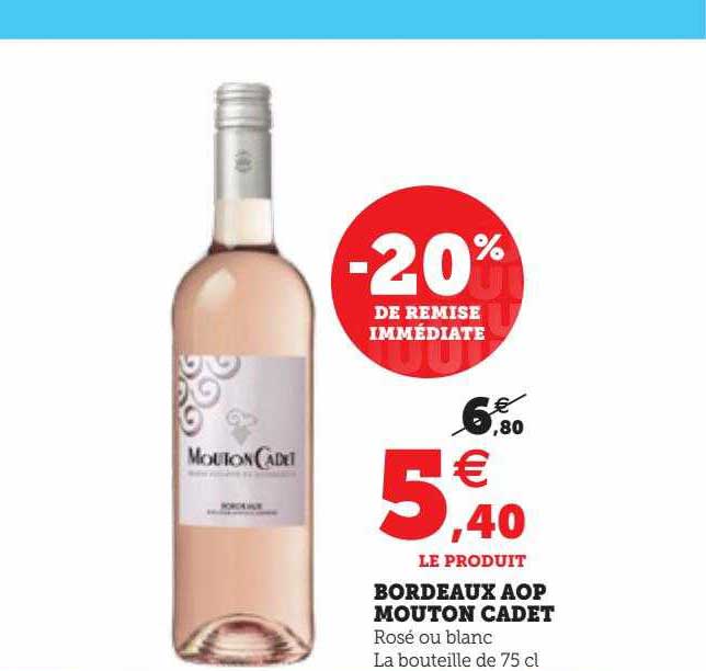 bordeaux aop mouton cadet