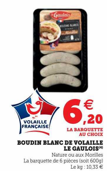 Boudin Blanc De Volaille Le Gaulois