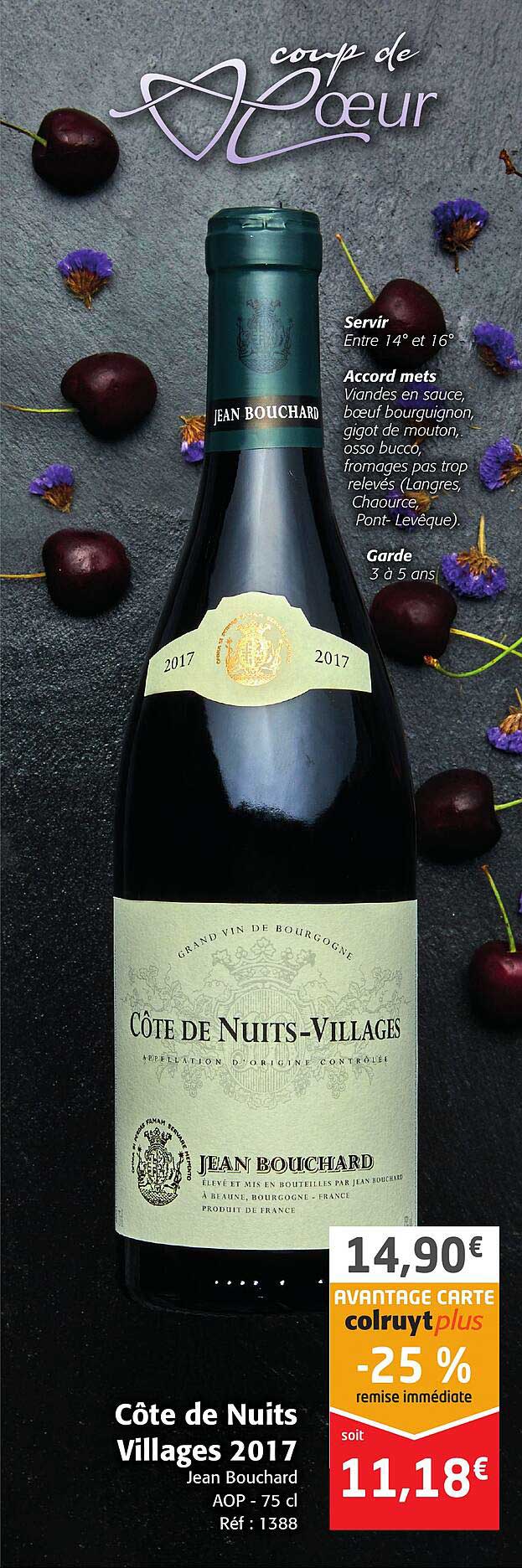 côtes de nuits villages 2017