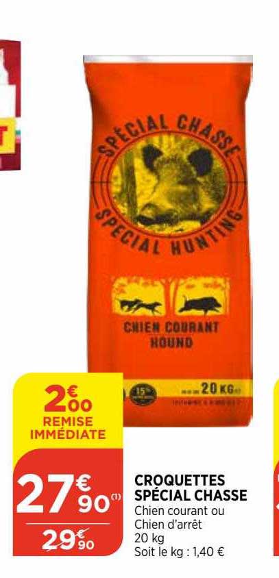 croquettes spécial chasse