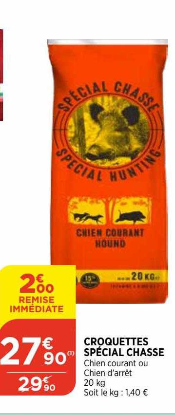 croquettes spécial chasse