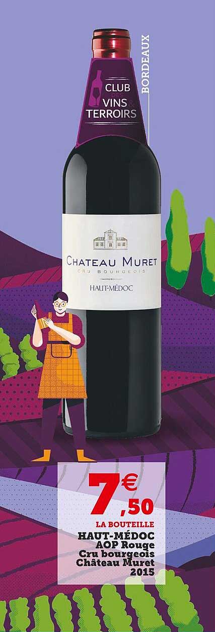 haut-médoc aop rogue cru bourgeois château maret 2015