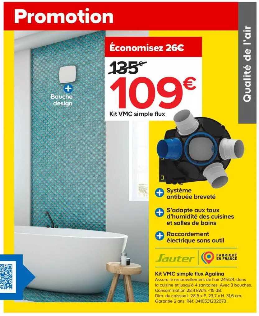 kit vmc simple flux agalina sauter