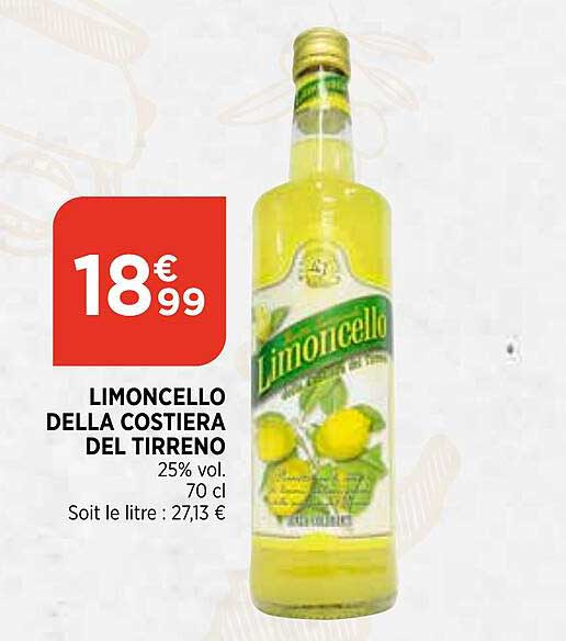 limoncello della costiera del tirreno