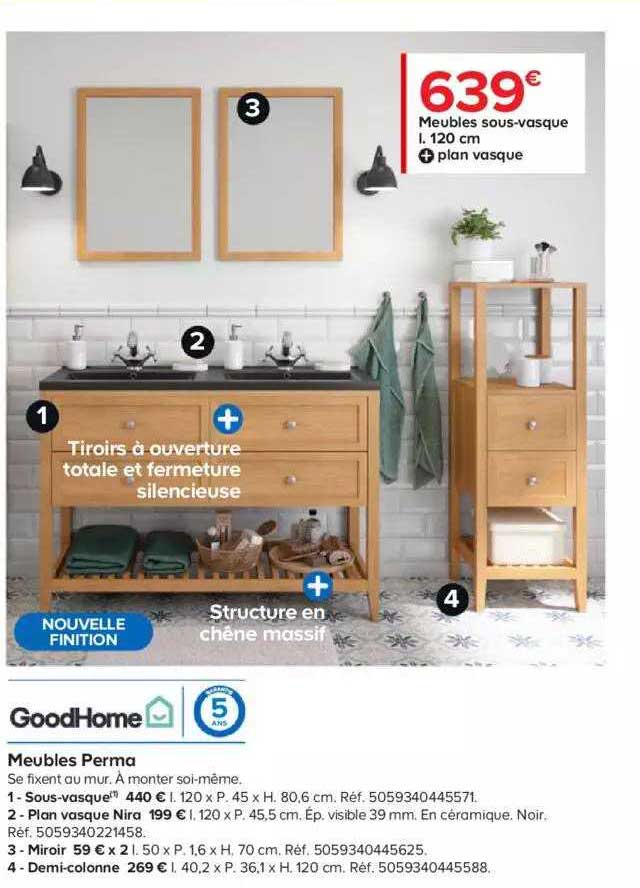 meubles sous-vasque perma goodhome