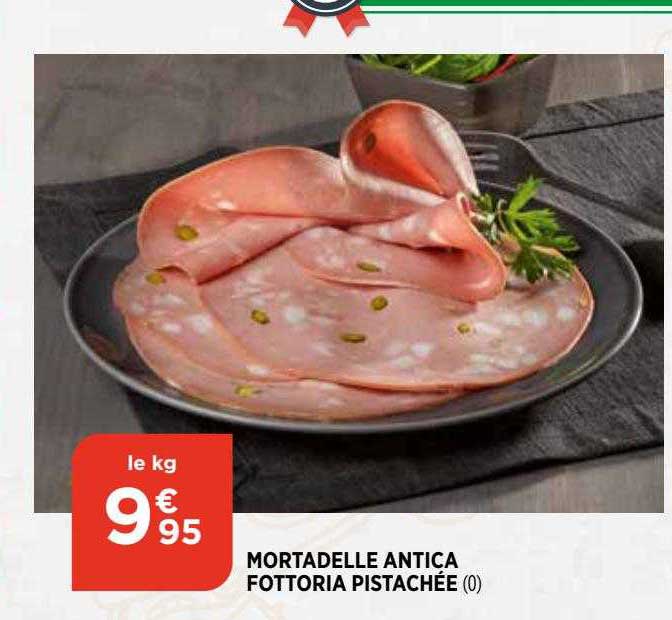 mortadelle antica fottoria pistachée