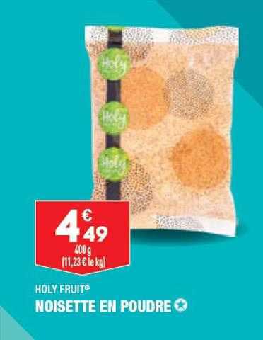 noisette en poudre holy fruit