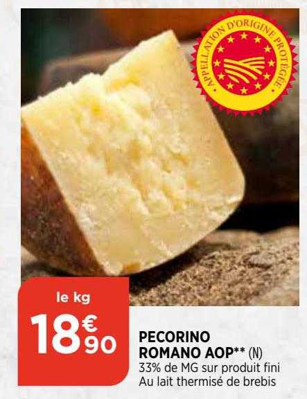 pecorino romano aop
