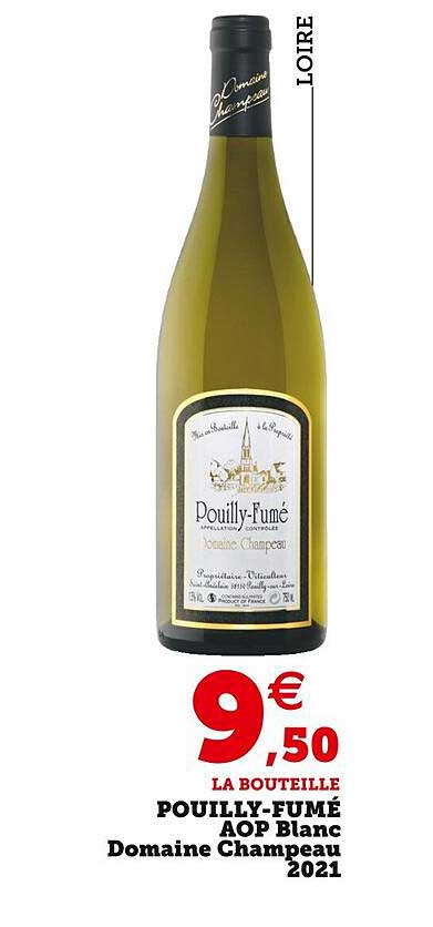 pouilly-fumé aop blanc domaine champeau 2021