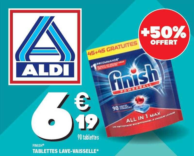 tablettes lave-vaisselle finish