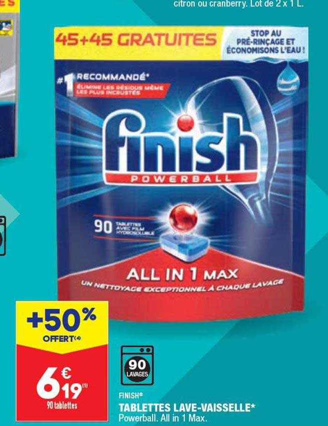 Tablettes Lave-vaisselle Finish