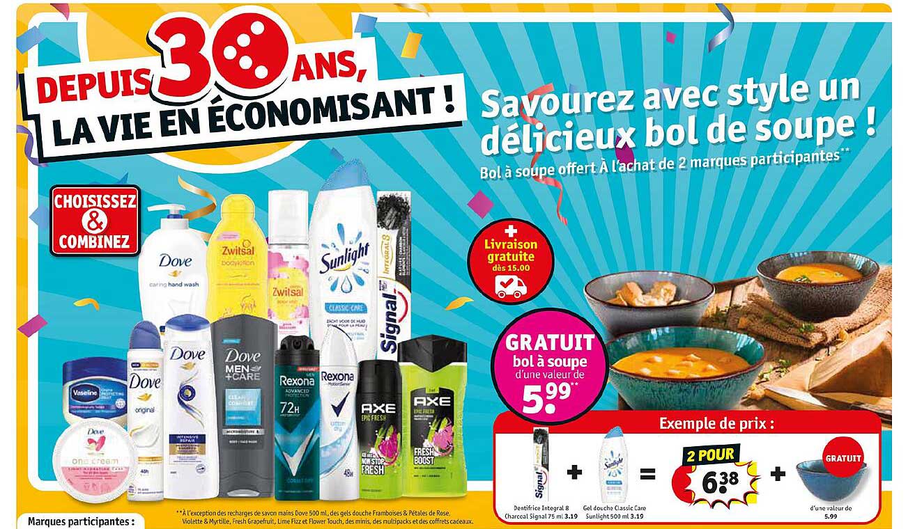 un délicieux bol de soupe!