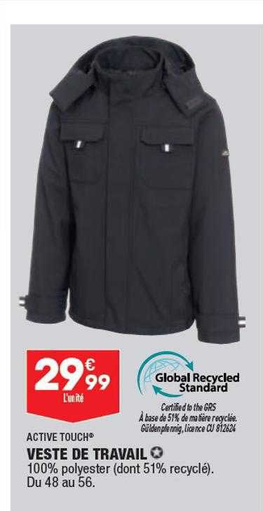 Veste De Travail Active Touch