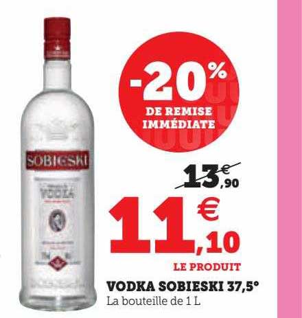Vodka Sobieski 37,5°