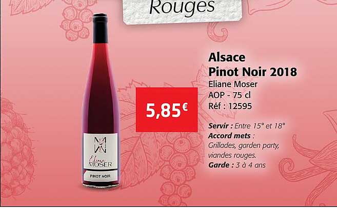 alsace pinot noir 2018 eliane moser aop