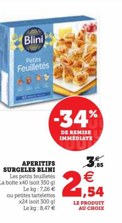 Apéritifs Surgelés Blini