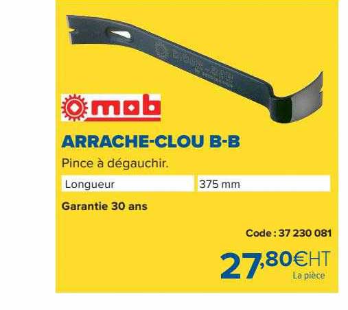 arrache-clou b-b mob