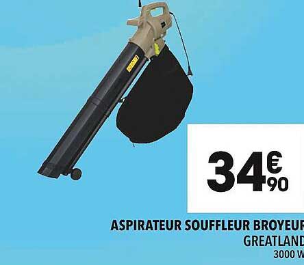 aspirateur souffleur broyeur greatland