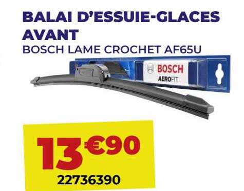 balai d'essuie-glaces avant