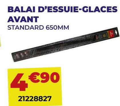 balai d'essuie-glaces avant