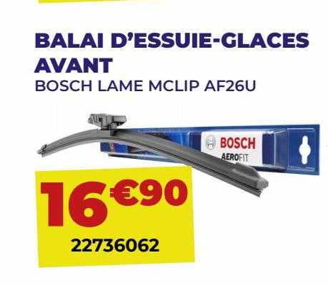 balai d'essuie-glaces avant