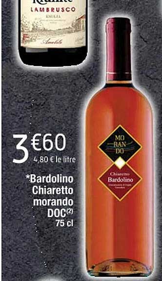 bardolino chiaretto morando doc