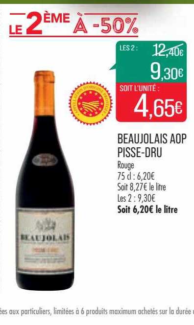 Beaujolais Aop Pisse-dru